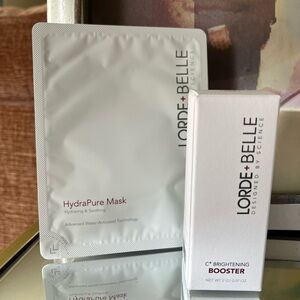 HydraPure Mask and Brightening Booster Set - White
